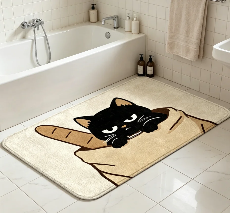 VIKAMA Small Animals Cute Wind Entrance Porch Floor Mat, Flannel Study Foot Carpet, Easy To Take Care of Bathroom Kitchen Universal Rug
VIKAMA Small Animals Cute Wind Entrance Porch Floor Mat, Flannel Study Foot Carpet, Easy To Take Care of Bathroom Kitchen Universal Rug