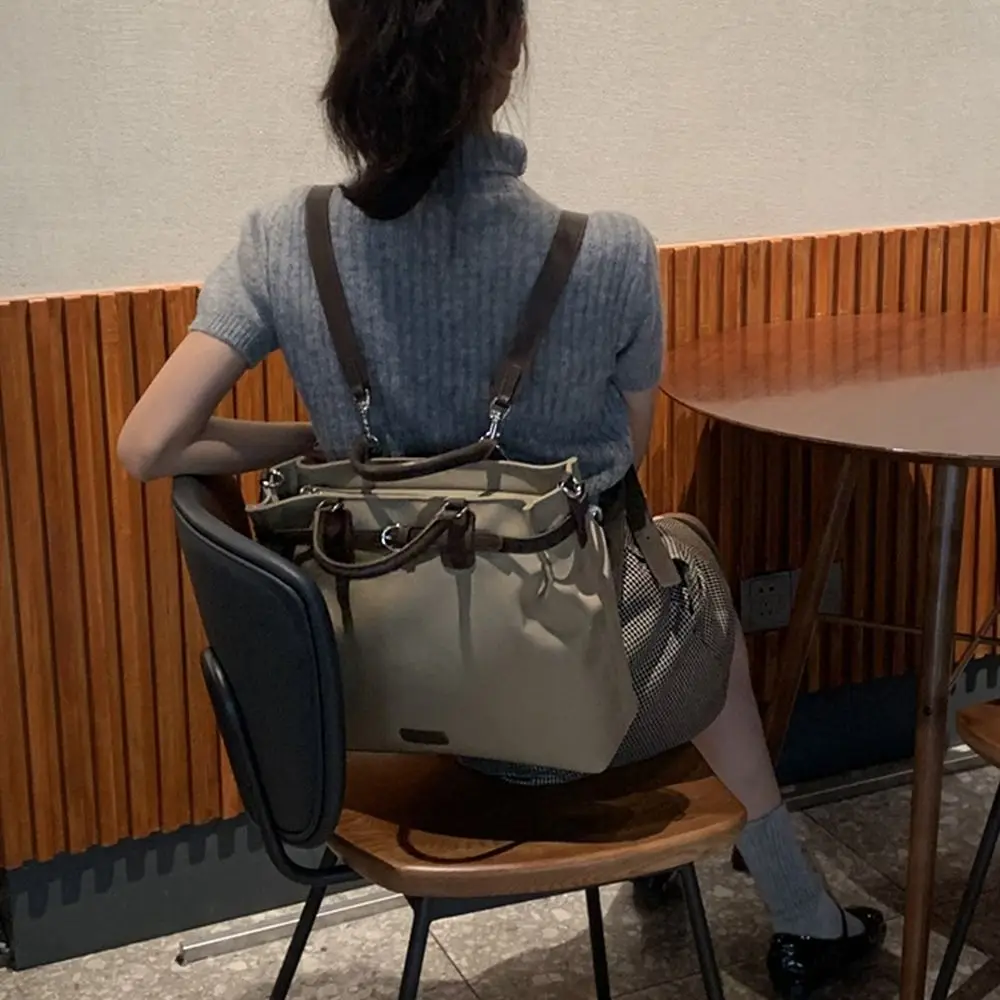 Portable French Nylon Shoulder Bag Leisure Fashion Briefcase Backpack Solid Color Commuting Laptop Bag Handbag
Portable French Nylon Shoulder Bag Leisure Fashion Briefcase Backpack Solid Color Commuting Laptop Bag Handbag