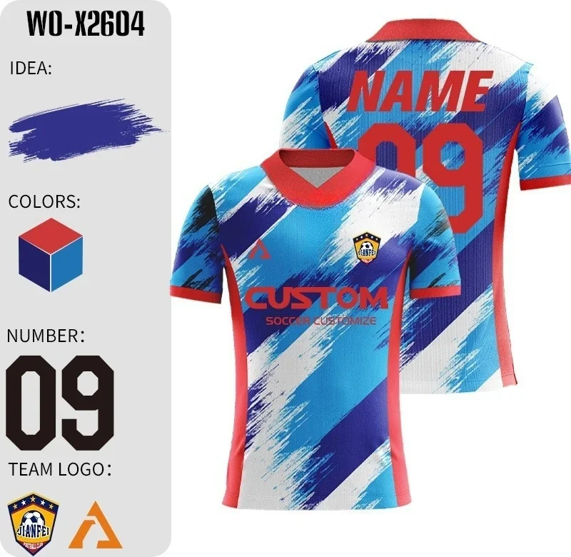 Custom Full Sublimation Player Version Football Jerseys Long Short Sleeve Football Shirt Breathable Training Soccer T shirt Men 
Custom Full Sublimation Player Version Football Jerseys Long Short Sleeve Football Shirt Breathable Training Soccer T shirt Men
