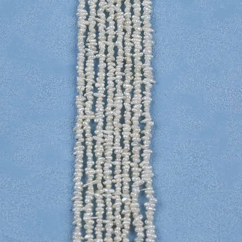 3-4mm keshi pearl center hole natural white pearl string necklace small pearl special-shaped necklace decoration
3-4mm keshi pearl center hole natural white pearl string necklace small pearl special-shaped necklace decoration