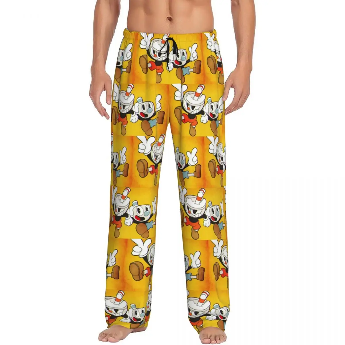 Custom Printed Men Cupheads Pajama Pants Shooting Game Sleepwear Sleep Lounge Bottoms with Pockets
Custom Printed Men Cupheads Pajama Pants Shooting Game Sleepwear Sleep Lounge Bottoms with Pockets