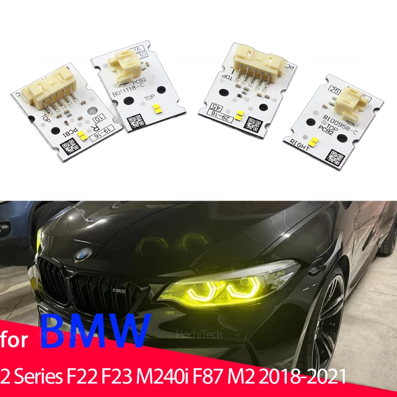 Yellow Headlight Control Board Led Angle Eyes for BMW 2 Series F22 F23 M240i F87 M2 Facelift 2018-2021 63117494851 63117494852
Yellow Headlight Control Board Led Angle Eyes for BMW 2 Series F22 F23 M240i F87 M2 Facelift 2018-2021 63117494851 63117494852