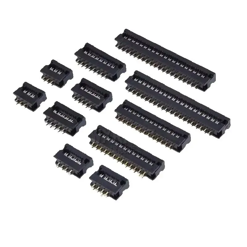10/20/50pcs 2.54mm Pitch Fd-26 Pin Male Plug Idc Socket Connector For 1.27mm Flat Ribbon Cable Wire 26p
10/20/50pcs 2.54mm Pitch Fd-26 Pin Male Plug Idc Socket Connector For 1.27mm Flat Ribbon Cable Wire 26p