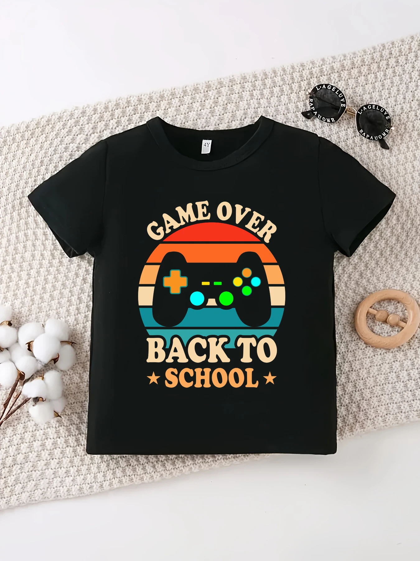 Retro Game Over Back To School Printed T Shirt Girls Boys Funny Kids Clothes Summer Short Sleeve Shirt Kindergarten Shirt
Retro Game Over Back To School Printed T Shirt Girls Boys Funny Kids Clothes Summer Short Sleeve Shirt Kindergarten Shirt