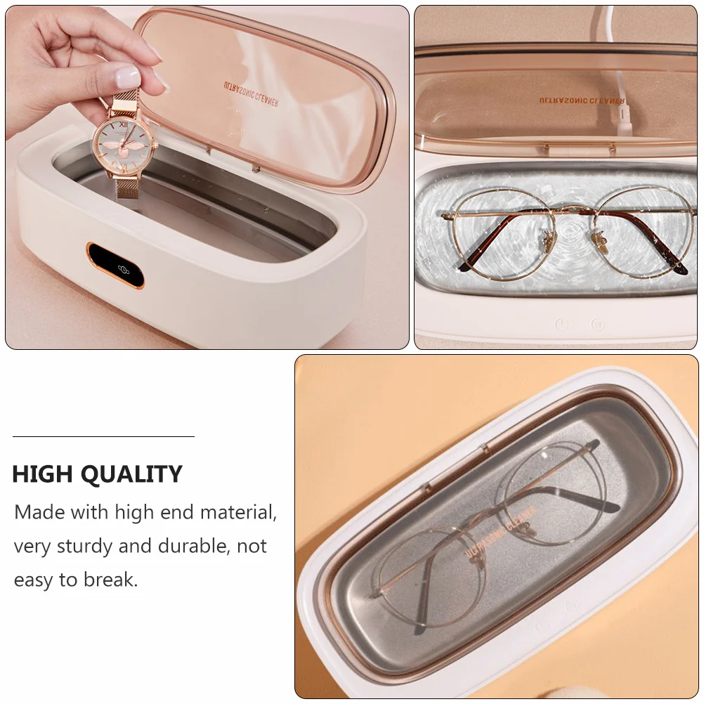 1pc Ultrasonic Cleaner For Jewelry Watch Lenses Metal Household Efficient Fast Cleaning Machine Sturdy Sonic Device
1pc Ultrasonic Cleaner For Jewelry Watch Lenses Metal Household Efficient Fast Cleaning Machine Sturdy Sonic Device
