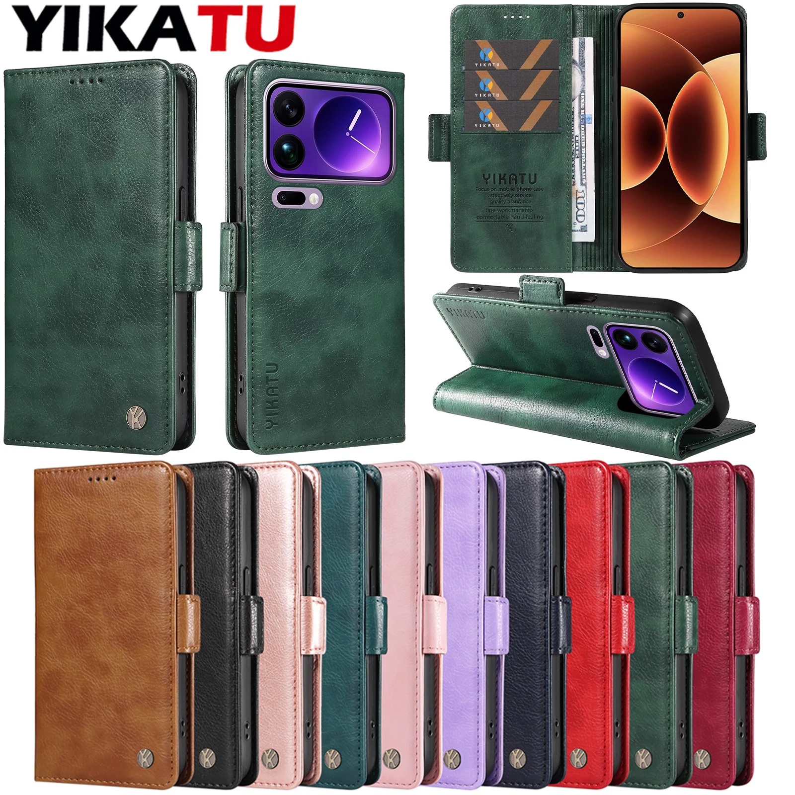 Fashion Magnetic Flip Wallet Leather Case For Xiaomi 11T 12T 13T 14T 15T Pro 17 Pro Max 12 Lite 13 14 15 Ultra Phone Coque Cover
Fashion Magnetic Flip Wallet Leather Case For Xiaomi 11T 12T 13T 14T 15T Pro 17 Pro Max 12 Lite 13 14 15 Ultra Phone Coque Cover