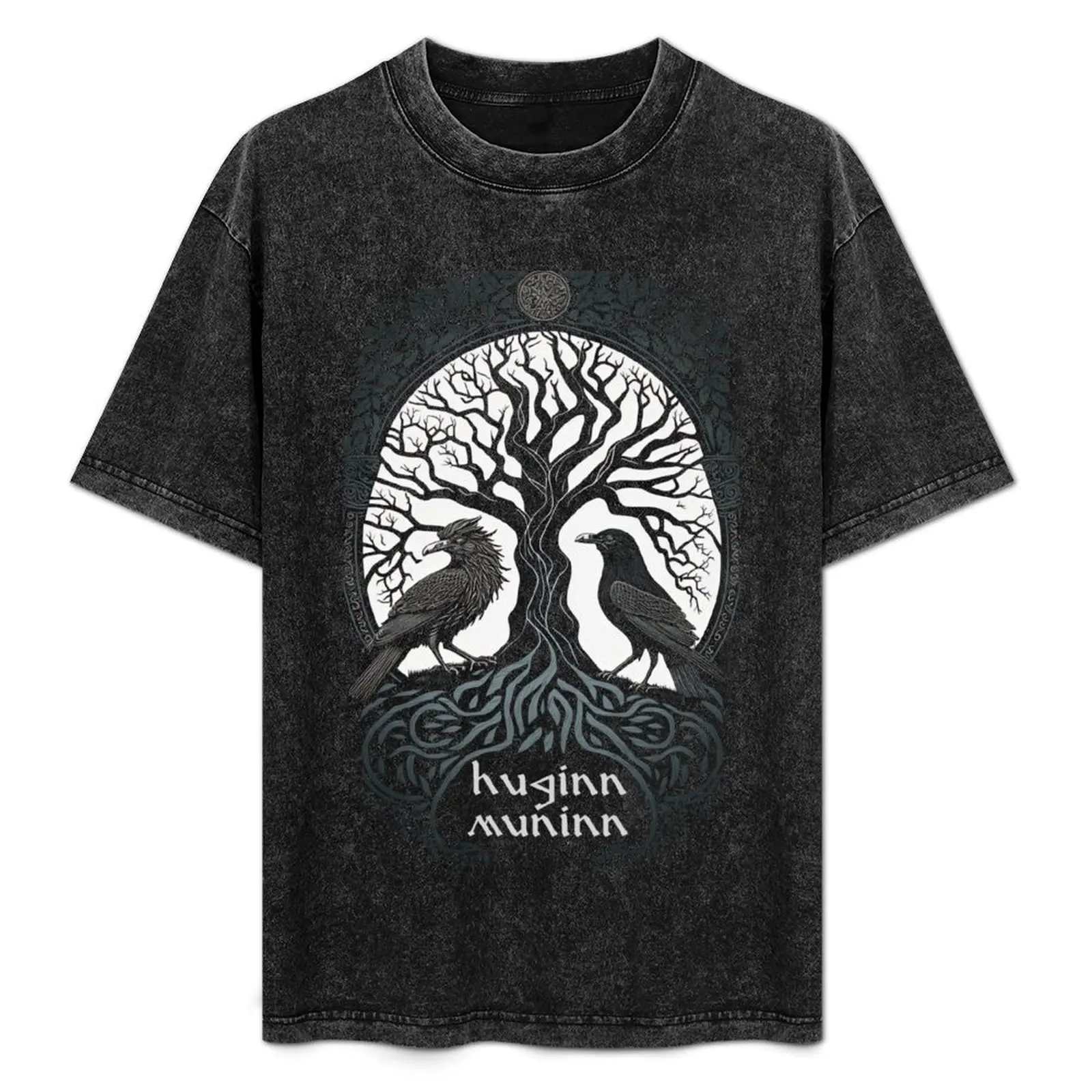 Huginn and Muninn - Viking Raven T-Shirt Fashion Casual Short Sleeve Top
Huginn and Muninn - Viking Raven T-Shirt Fashion Casual Short Sleeve Top