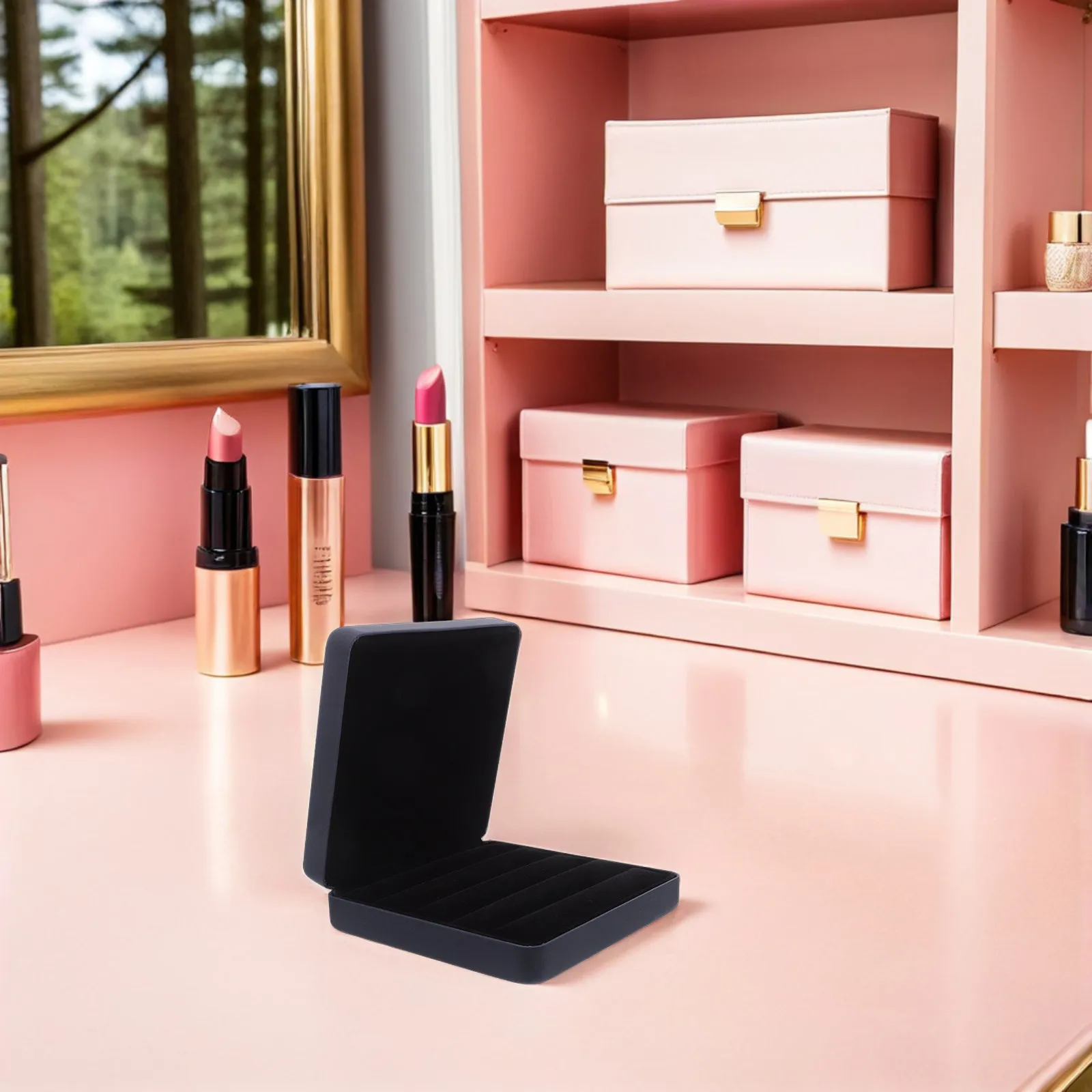 Portable Travel Jewelry Organizer Box Rings Ear Studs Trinkets Display Tray Compact Storage Case for Women Teens Wedding
Portable Travel Jewelry Organizer Box Rings Ear Studs Trinkets Display Tray Compact Storage Case for Women Teens Wedding