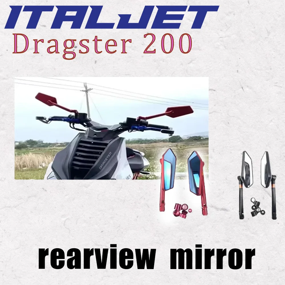 New For Italjet Dragster Rear View Mirror Rear Mirror Aluminum Alloy Adjustable Mirror Fit Italjet Dragster 200 / 250i / 125 /
New For Italjet Dragster Rear View Mirror Rear Mirror Aluminum Alloy Adjustable Mirror Fit Italjet Dragster 200 / 250i / 125 /