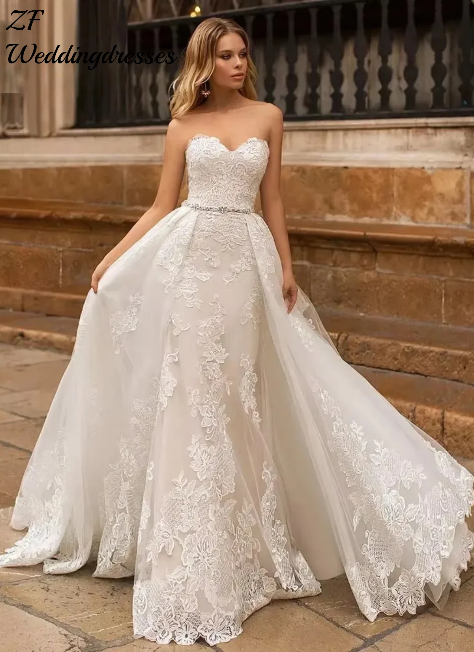 Customized Gorgeous Wedding Dresses Strapless A-Line Bridal Gowns Lace Appliques Exquisite Robes Vintage Vestidos De Novia
Customized Gorgeous Wedding Dresses Strapless A-Line Bridal Gowns Lace Appliques Exquisite Robes Vintage Vestidos De Novia