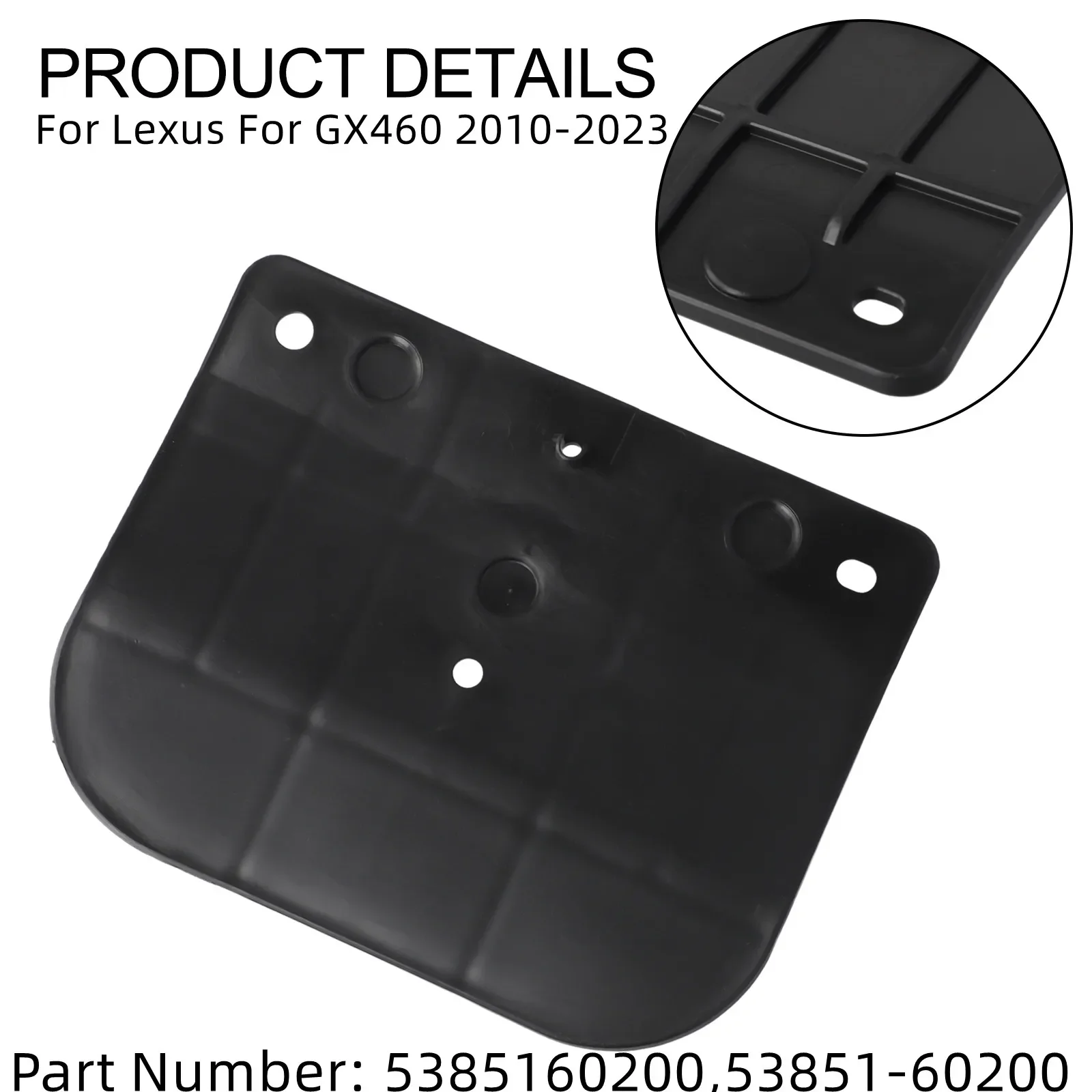 Car Fender Liner Front Pad Shield Guard Front Wheel 5385160200,53851-60200 For Lexus For GX460 2010-2023 Plastic Shield Guard
Car Fender Liner Front Pad Shield Guard Front Wheel 5385160200,53851-60200 For Lexus For GX460 2010-2023 Plastic Shield Guard
