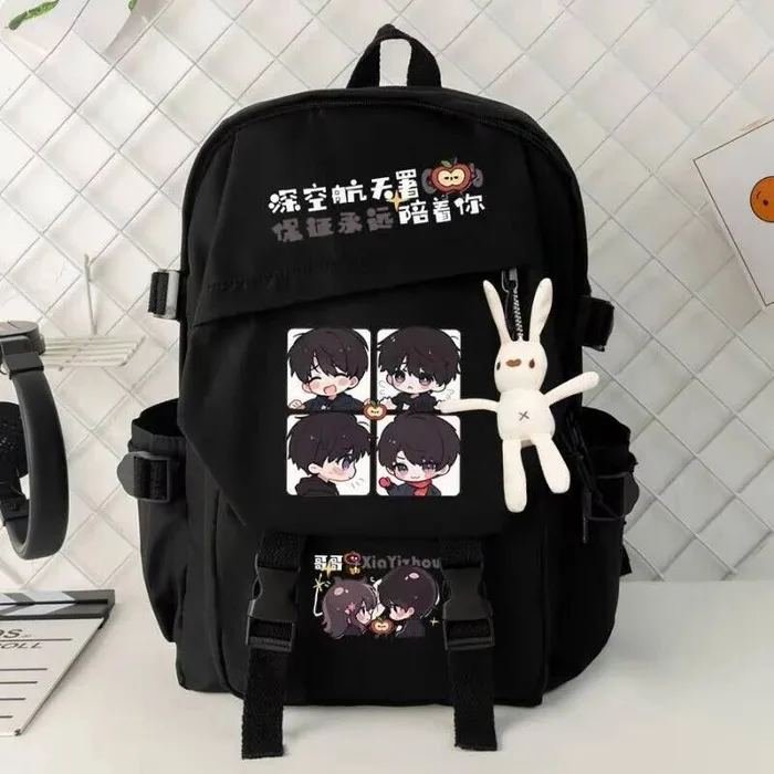 Game Love And Deepspace Cosplay Caleb Nylon Zipper Student Cartoon Shoulder Backpack Bag Gifts
Game Love And Deepspace Cosplay Caleb Nylon Zipper Student Cartoon Shoulder Backpack Bag Gifts