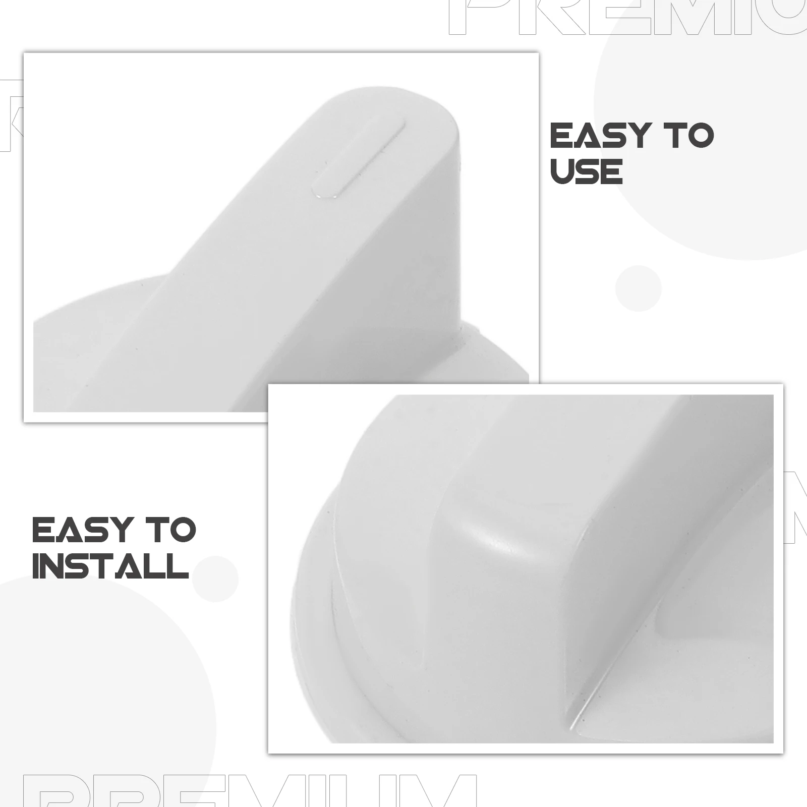 Microwave Oven Knobs Replacement Plastic Timer Control Compatible Universal Fit Easy Install Accurate Adjustment
Microwave Oven Knobs Replacement Plastic Timer Control Compatible Universal Fit Easy Install Accurate Adjustment