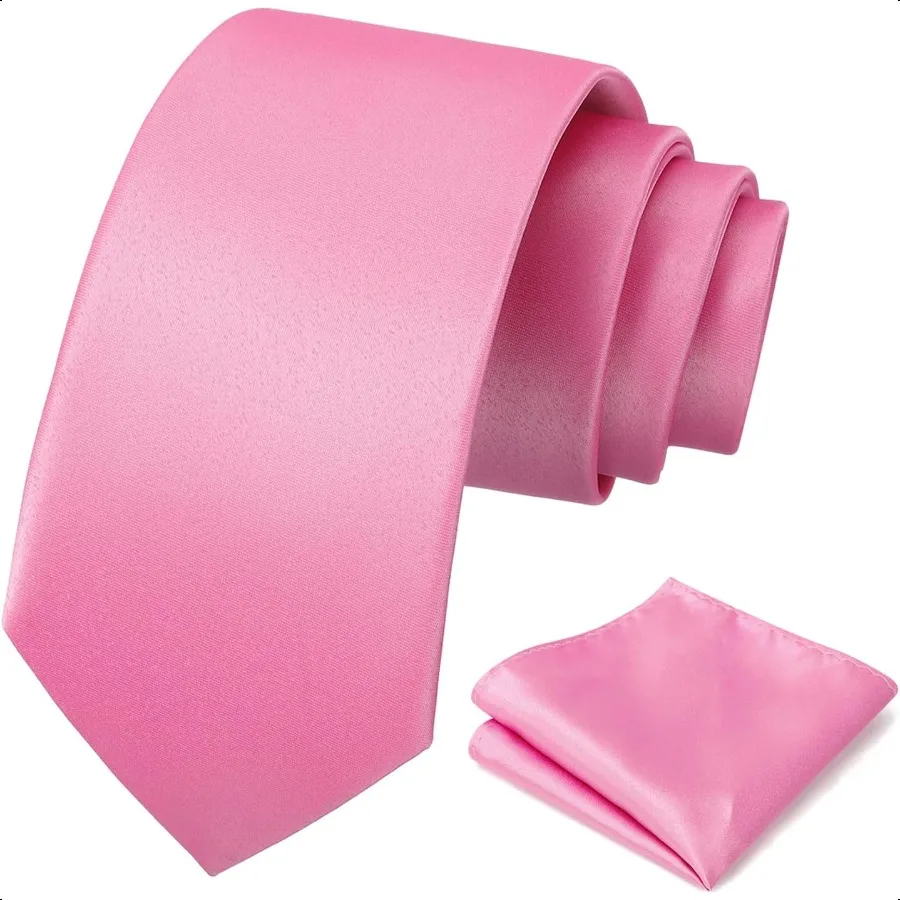 PenSee Men's Tie Set Solid Pure Color 3.15" 8CM Classic Formal Plain Necktie and Pocket Square Set For Men
PenSee Men's Tie Set Solid Pure Color 3.15" 8CM Classic Formal Plain Necktie and Pocket Square Set For Men