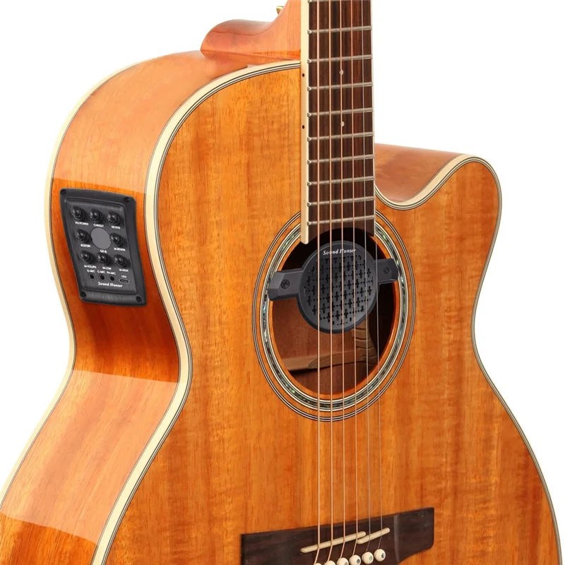 Sound Hunter Guitar Pickup Wooden 8W Speaker Guitar Sound Hole Pickup Board Chorus Delay Reverb Functions No Punching Pickup
Sound Hunter Guitar Pickup Wooden 8W Speaker Guitar Sound Hole Pickup Board Chorus Delay Reverb Functions No Punching Pickup