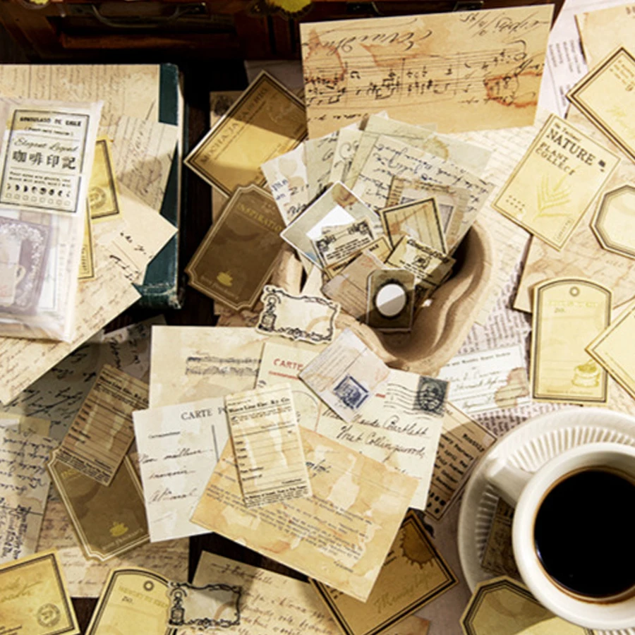 100Pcs Vintage DIY Journaling Material Decoration Collages, Creative Journal DIY Decorations, Suitable for Photo Albums, Notebooks, Sticky Notes, Etc., Decorative Stickers, Decorative Supplies, Cute Stickers for Scrapbooking Stationery, Decorative Label S
100Pcs Vintage DIY Journaling Material Decoration Collages, Creative Journal DIY Decorations, Suitable for Photo Albums, Notebooks, Sticky Notes, Etc., Decorative Stickers, Decorative Supplies, Cute Stickers for Scrapbooking Stationery, Decorative Label S