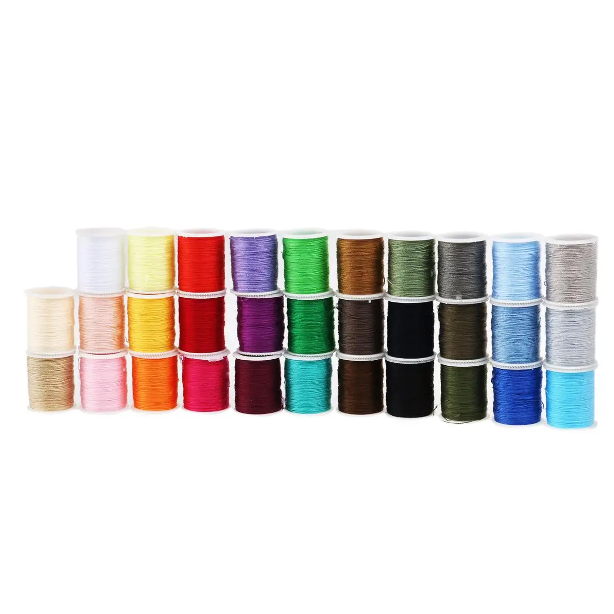 100pcs Sewing Machine Needle Thread Box Kit 32 Spools Threads 32 Bobbins 30 Needles Scissors Tape Thimble Home Travel
100pcs Sewing Machine Needle Thread Box Kit 32 Spools Threads 32 Bobbins 30 Needles Scissors Tape Thimble Home Travel