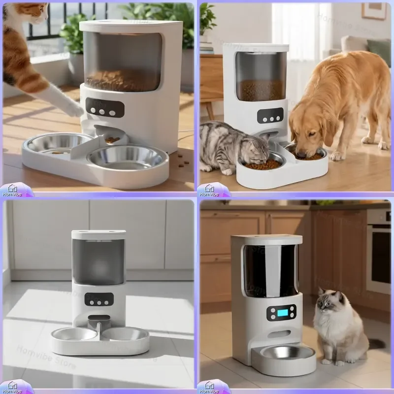 Automatic Pet Feeder with Voice Call and Doodle Control for Dogs Cats Multi Pet Indoor Feeding Dispenser Durable Smart
Automatic Pet Feeder with Voice Call and Doodle Control for Dogs Cats Multi Pet Indoor Feeding Dispenser Durable Smart