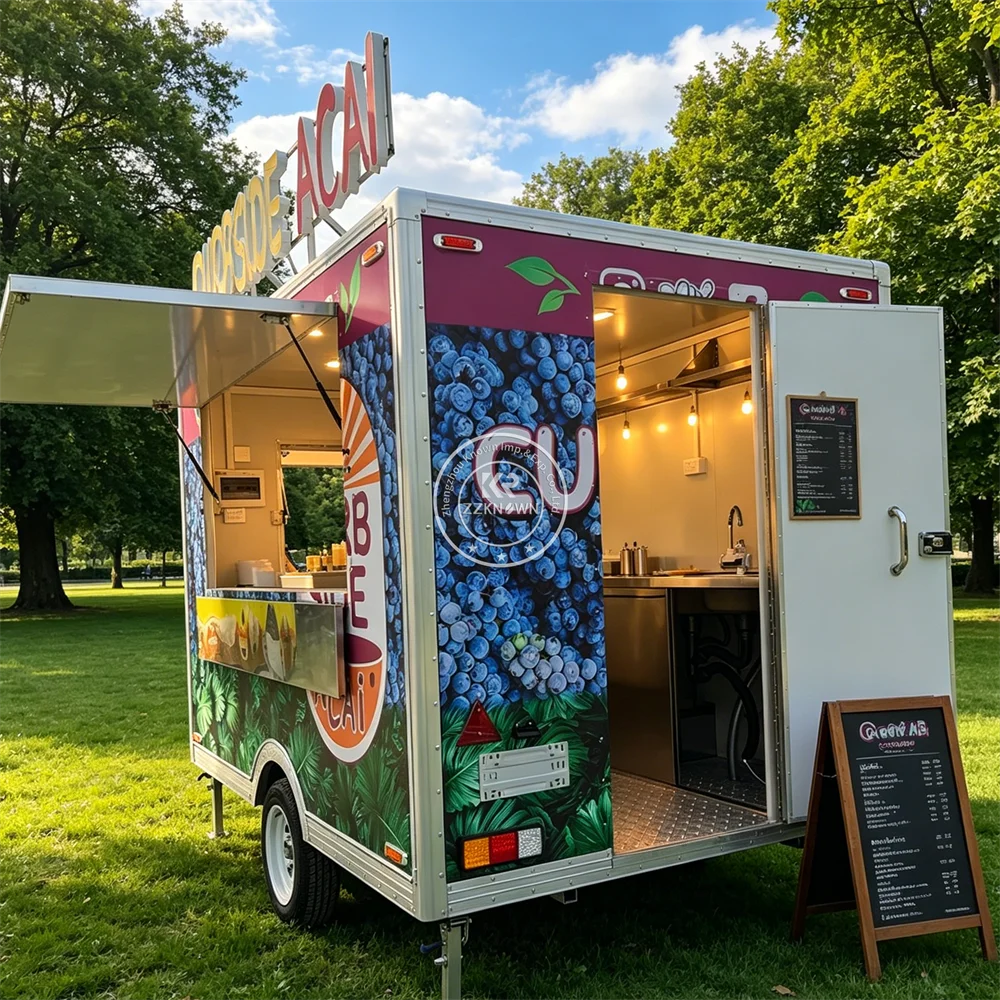 Concession Trailer Mobile Kitchen Cart Commercial Burger Coffee Food Truck Mobile Snack Cart Food Trailer Fully Equipped
Concession Trailer Mobile Kitchen Cart Commercial Burger Coffee Food Truck Mobile Snack Cart Food Trailer Fully Equipped