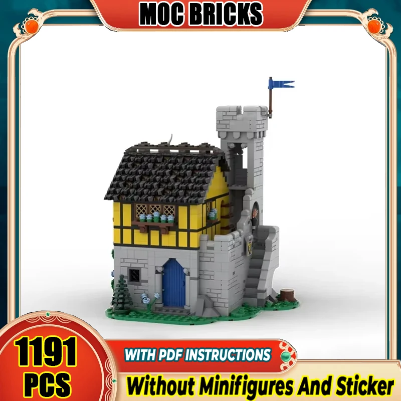 Medieval Castle Model Moc Building Blocks Shield Painter's Workshop Model Technology Brick DIY Assembly Construction Toy Gifts
Medieval Castle Model Moc Building Blocks Shield Painter's Workshop Model Technology Brick DIY Assembly Construction Toy Gifts