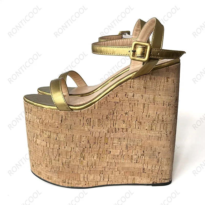 Ronticool New Fashion Women Platform Sandals Wedges High Heels Round Toe Elegant White Cosplay Shoes Ladies US Plus Size 4-15
Ronticool New Fashion Women Platform Sandals Wedges High Heels Round Toe Elegant White Cosplay Shoes Ladies US Plus Size 4-15