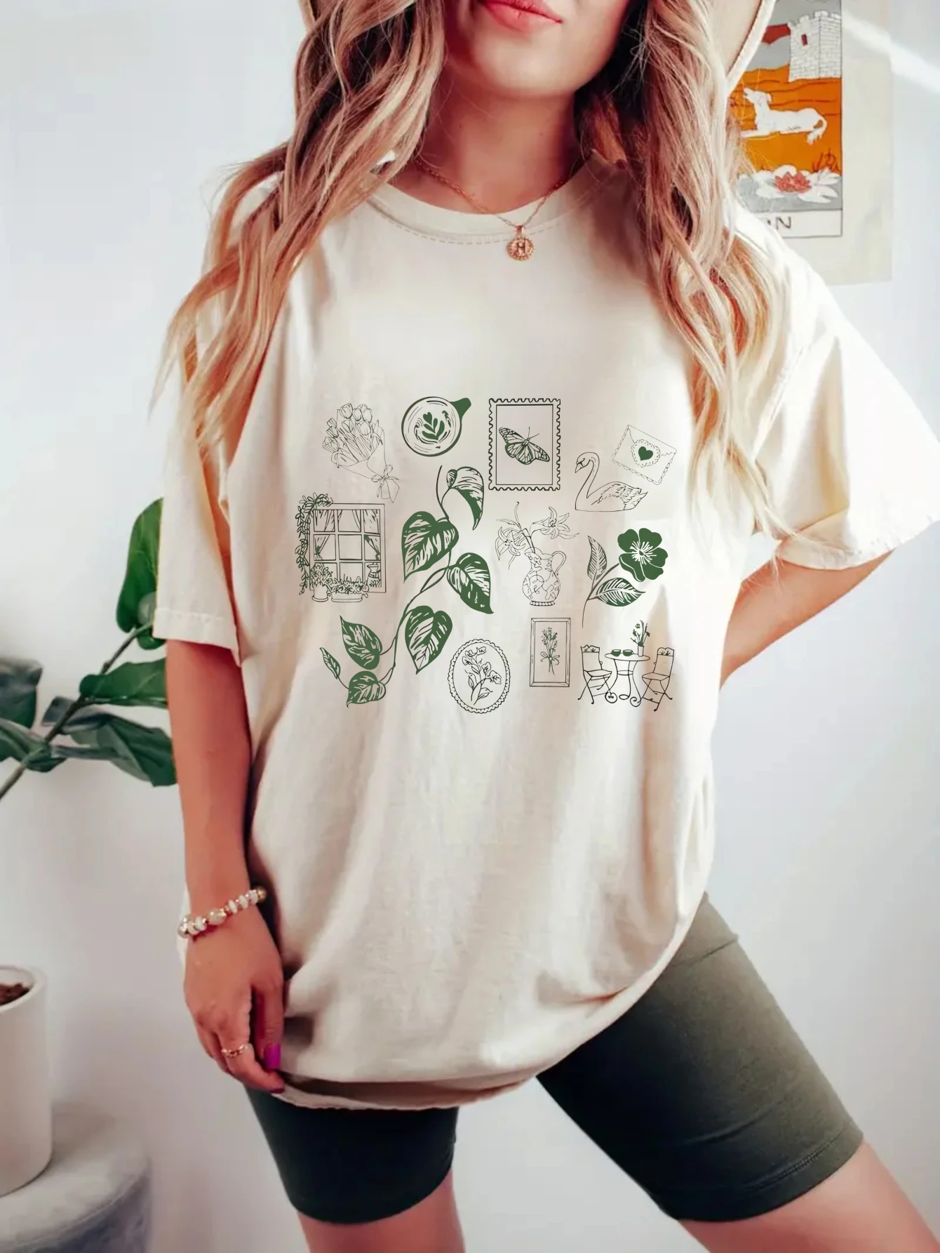 women's plus size tank top Botanical Nature Elements Design Pattern Suitable for sports and daily wear summer fashion tops
women's plus size tank top Botanical Nature Elements Design Pattern Suitable for sports and daily wear summer fashion tops