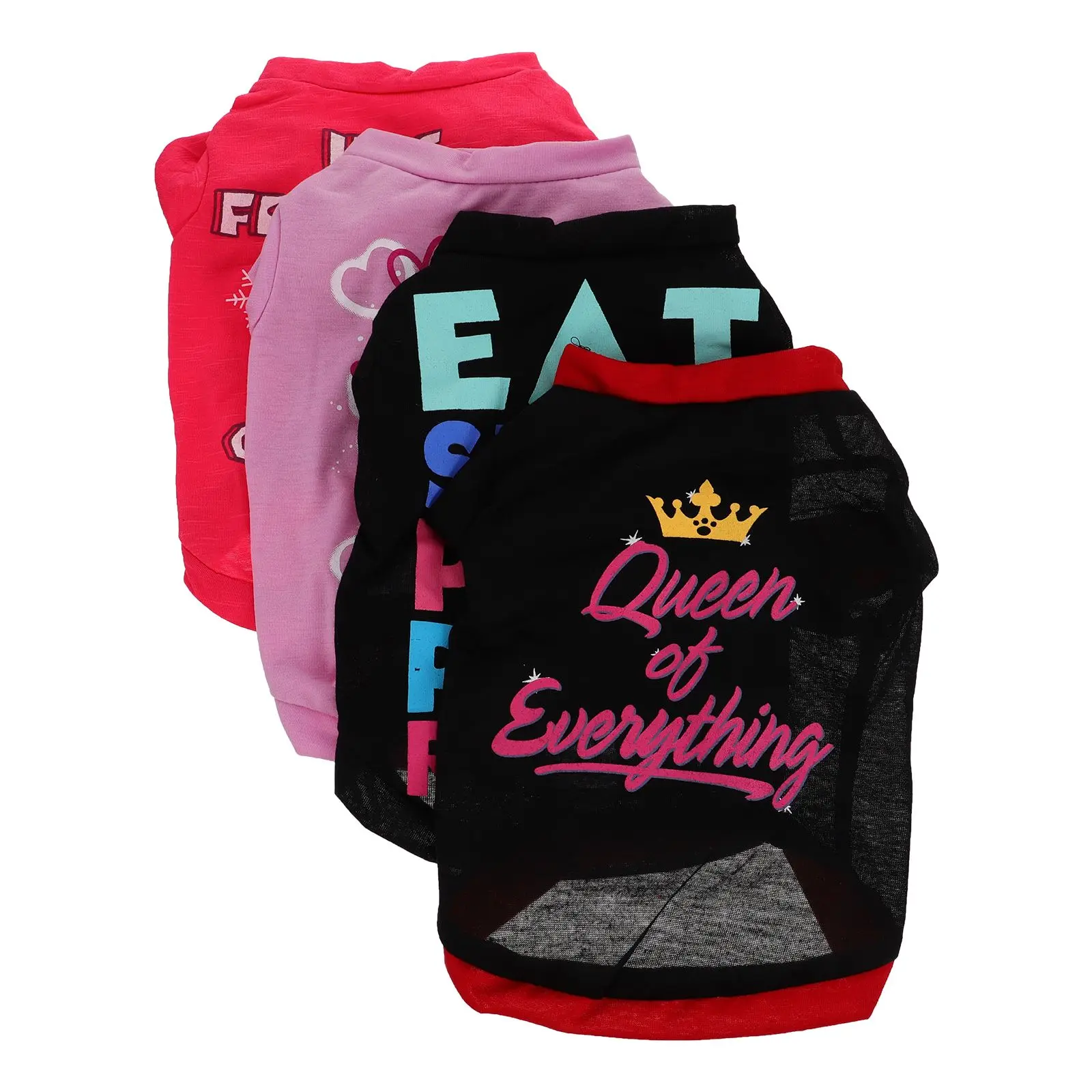 4Pcs Pet T Shirt Vest Dog Outfit Lightweight Summer Sweatshirt Clothes Pullover For Small Dogs Cat Indoor Outdoor Spring
4Pcs Pet T Shirt Vest Dog Outfit Lightweight Summer Sweatshirt Clothes Pullover For Small Dogs Cat Indoor Outdoor Spring