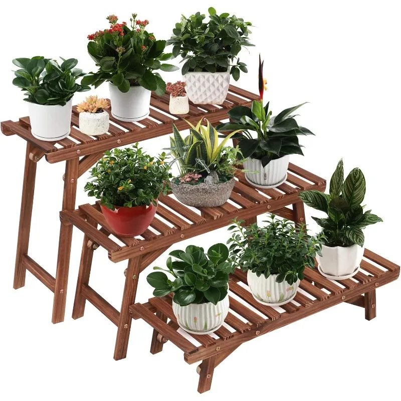 Freestanding 3 Tier Ladder Shelf Wood Plant Stand Indoor Outdoor Plant Display Rack Flower Pot Holder Planter Organizer
Freestanding 3 Tier Ladder Shelf Wood Plant Stand Indoor Outdoor Plant Display Rack Flower Pot Holder Planter Organizer