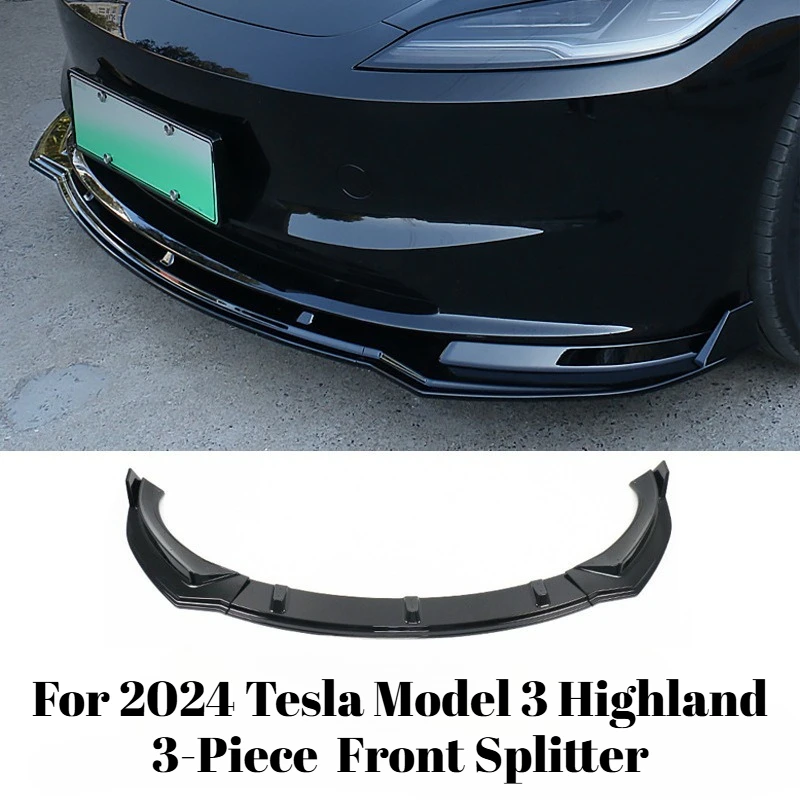 For 2024 Tesla Model 3 Highland 3-Piece Wolf Tooth Injection-Molded Front Splitter Small Body Kit Front Lip Car Mod Accessory
For 2024 Tesla Model 3 Highland 3-Piece Wolf Tooth Injection-Molded Front Splitter Small Body Kit Front Lip Car Mod Accessory