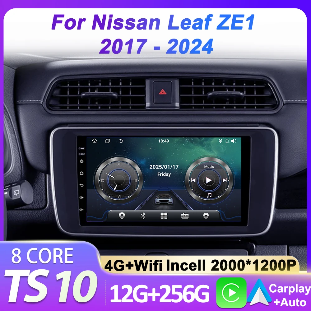 2Din Car Radio Multimedia Player Android 14 For Nissan Leaf ZE1 2017 -2024 Autoradio CarPlay Monito Carplay GPS Navigation DSP
2Din Car Radio Multimedia Player Android 14 For Nissan Leaf ZE1 2017 -2024 Autoradio CarPlay Monito Carplay GPS Navigation DSP