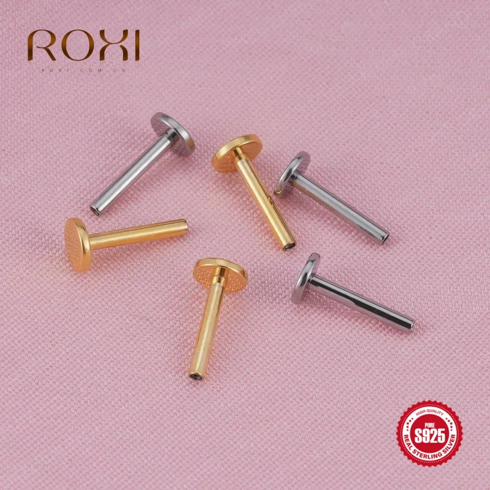 ROXI Стерлингового Серебра 925 пробы 16 г 5 мм/6 мм/8 мм * 1,2 мм с внутренней резьбой с плоской задней частью, губная серьга, шпилька для пирсинга, 1 шт., 1 пара
ROXI Стерлингового Серебра 925 пробы 16 г 5 мм/6 мм/8 мм * 1,2 мм с внутренней резьбой с плоской задней частью, губная серьга, шпилька для пирсинга, 1 шт., 1 пара