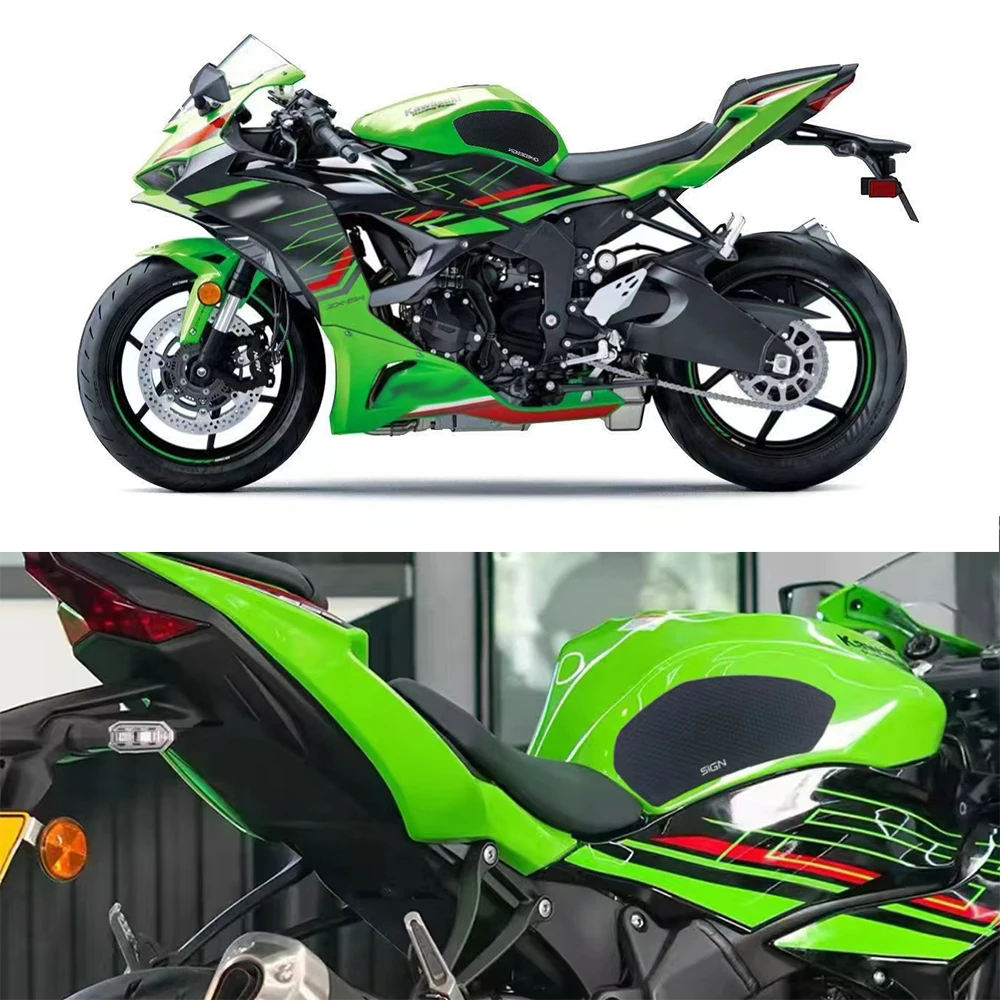ZX-6R 2024, новый мотоциклетный боковой топливный бак, нескользящие наклейки, водостойкая резиновая накладка, наклейка для Kawasaki ZX-6R 2024 + 
ZX-6R 2024, новый мотоциклетный боковой топливный бак, нескользящие наклейки, водостойкая резиновая накладка, наклейка для Kawasaki ZX-6R 2024 +