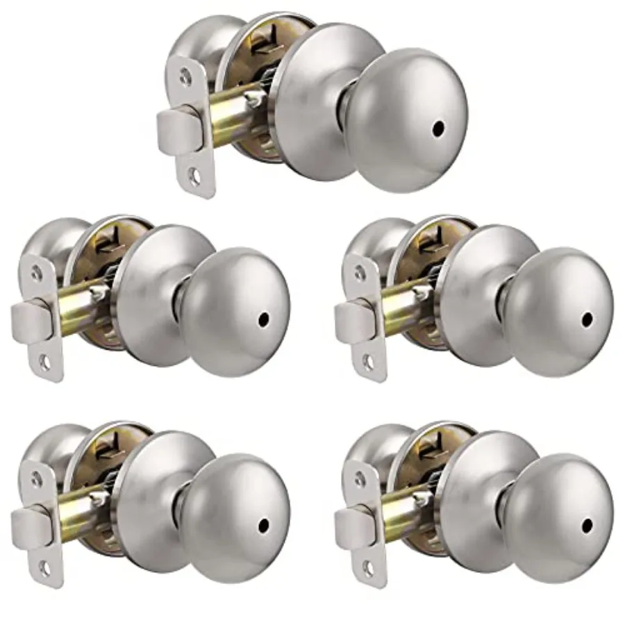 Keyless Privacy Door Knobs for Bedroom and Bathroom, No Key Stainless Steel Door Knobs Bed/Bath Handles
Keyless Privacy Door Knobs for Bedroom and Bathroom, No Key Stainless Steel Door Knobs Bed/Bath Handles