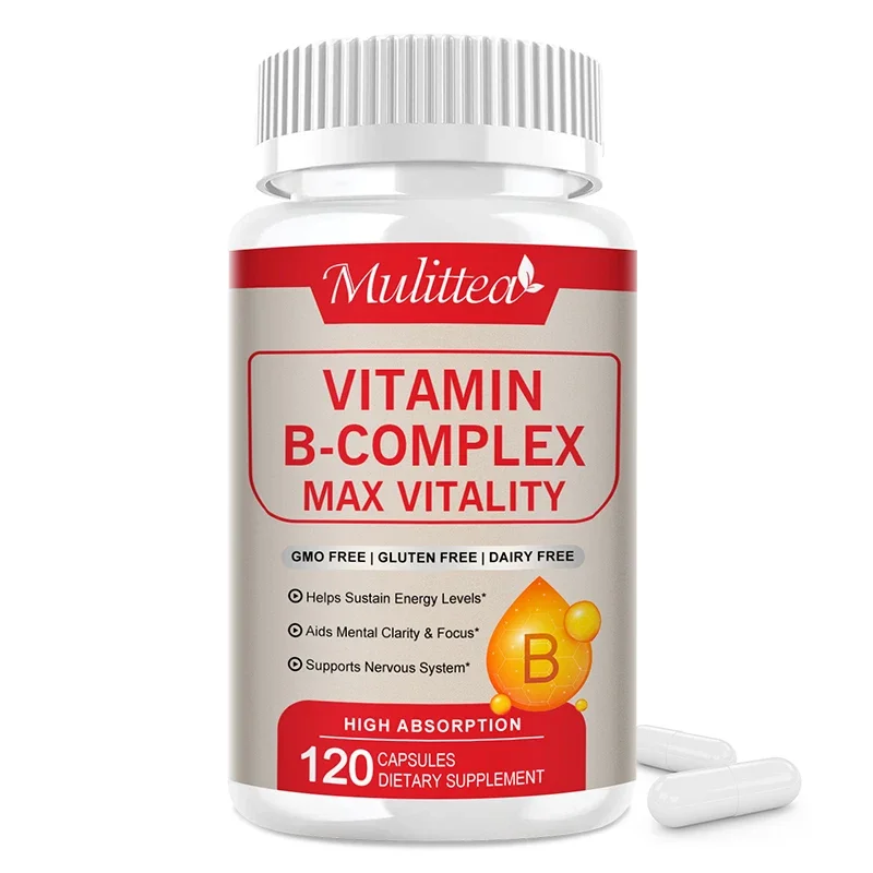 Mulittea B-Complex Vitamin Maximum Skin Strength Relieve Stress Nervous System, Metabolism, Immune and Energy Support
Mulittea B-Complex Vitamin Maximum Skin Strength Relieve Stress Nervous System, Metabolism, Immune and Energy Support