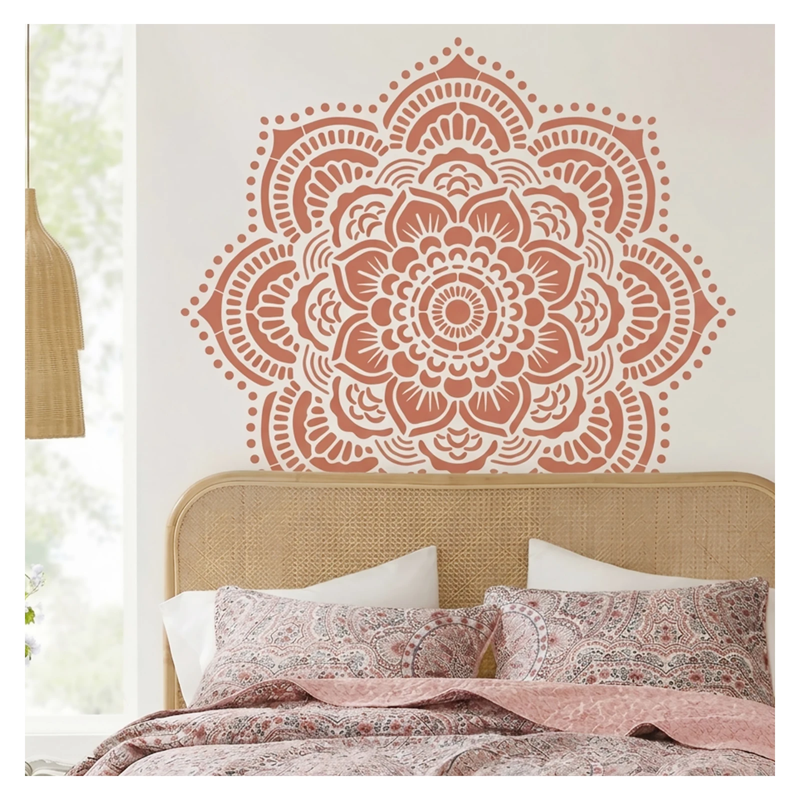 Large Mandala abstract wall stencil for painting decoration decorative plaster templates reusable stencil para pared
Large Mandala abstract wall stencil for painting decoration decorative plaster templates reusable stencil para pared