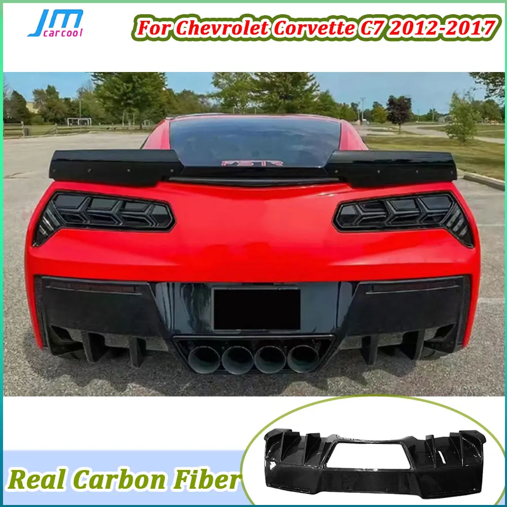 Real Carbon Fiber Car Racing Rear Bumper Lip Diffuser Spoiler fit for Chevrolet Corvette C7 2012 2013 2014 2015 2016 2017
Real Carbon Fiber Car Racing Rear Bumper Lip Diffuser Spoiler fit for Chevrolet Corvette C7 2012 2013 2014 2015 2016 2017