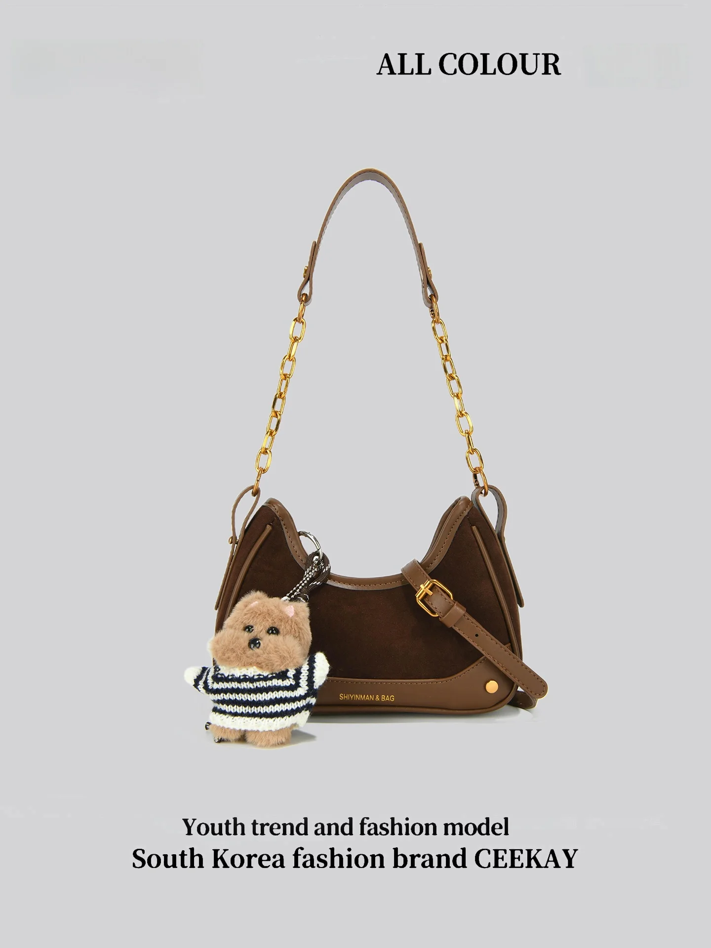 Original Design CEEKAY Women's Bag 2026 New Retro Suede Underarm Bag Fashionable Versatile Chain Small Bag for Young Women
Original Design CEEKAY Women's Bag 2026 New Retro Suede Underarm Bag Fashionable Versatile Chain Small Bag for Young Women