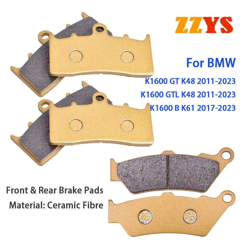1600cc Motorcycle Front Rear Brake Pads for BMW K1600GTL 2013-2023 K1600GT 2011-2023 K48 K1600B K61 2017-2023 K 1600 GT GTL B
1600cc Motorcycle Front Rear Brake Pads for BMW K1600GTL 2013-2023 K1600GT 2011-2023 K48 K1600B K61 2017-2023 K 1600 GT GTL B