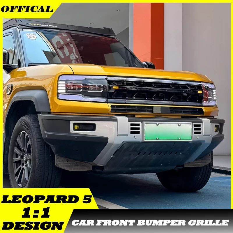 Auto Front Face ABS Baked Black with Light Grille Fit for BYD Leopard 5 Modified Car Front Bumper Grille Car Upgrade Parts
Auto Front Face ABS Baked Black with Light Grille Fit for BYD Leopard 5 Modified Car Front Bumper Grille Car Upgrade Parts
