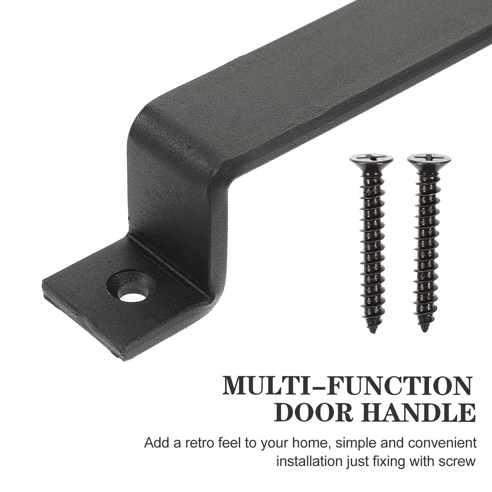 2pcs Vintage Black Metal Barn Door Sliding Gate Handle For Garage Closet Cabinet Shed Durable Sturdy Pull Handle Screws Easy
2pcs Vintage Black Metal Barn Door Sliding Gate Handle For Garage Closet Cabinet Shed Durable Sturdy Pull Handle Screws Easy