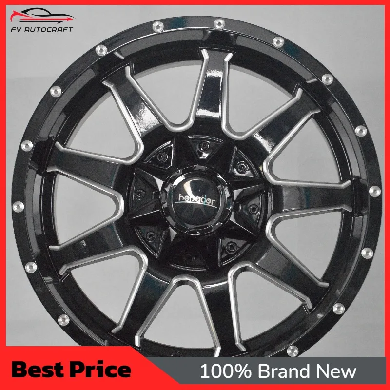 【2026】Manufacturer-Link New Off-Road Wheels 20 Inch 6x114.3 Aluminium Alloy Multi-Spoke Black Finish Passenger Car Wheels Rims
【2026】Manufacturer-Link New Off-Road Wheels 20 Inch 6x114.3 Aluminium Alloy Multi-Spoke Black Finish Passenger Car Wheels Rims