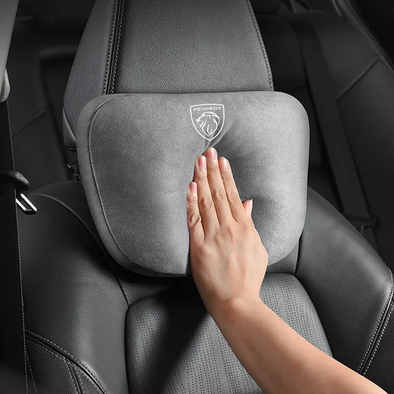 Suede Comfortable Car Headrest Neck Support Pillow with Strap for Peugeot 107 206 207 208 301 306 307 308 407 508 2008 4008 5008
Suede Comfortable Car Headrest Neck Support Pillow with Strap for Peugeot 107 206 207 208 301 306 307 308 407 508 2008 4008 5008