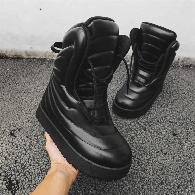 Men's Snow Boots Outdoor Cold Proof Warm Men's Wrinkled Boots Soft Non Slip Wear Resistant Sole Fashion Thick Bottom Long Boots
Men's Snow Boots Outdoor Cold Proof Warm Men's Wrinkled Boots Soft Non Slip Wear Resistant Sole Fashion Thick Bottom Long Boots