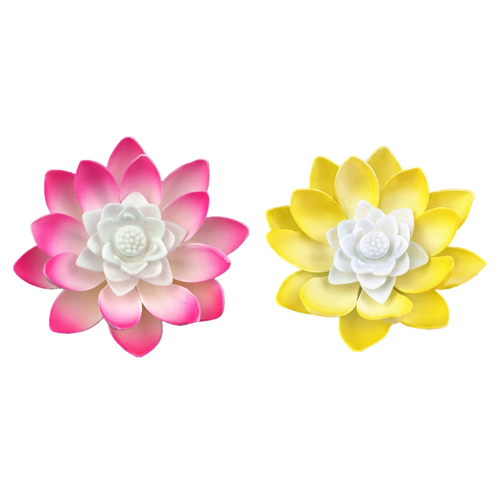 2 pcs LEDLotusLampProps FlamelessFlowerLight ShapedElectricBuddhismAccessory Plastic-floatingWishLantern RiverLakeDecoration
2 pcs LEDLotusLampProps FlamelessFlowerLight ShapedElectricBuddhismAccessory Plastic-floatingWishLantern RiverLakeDecoration