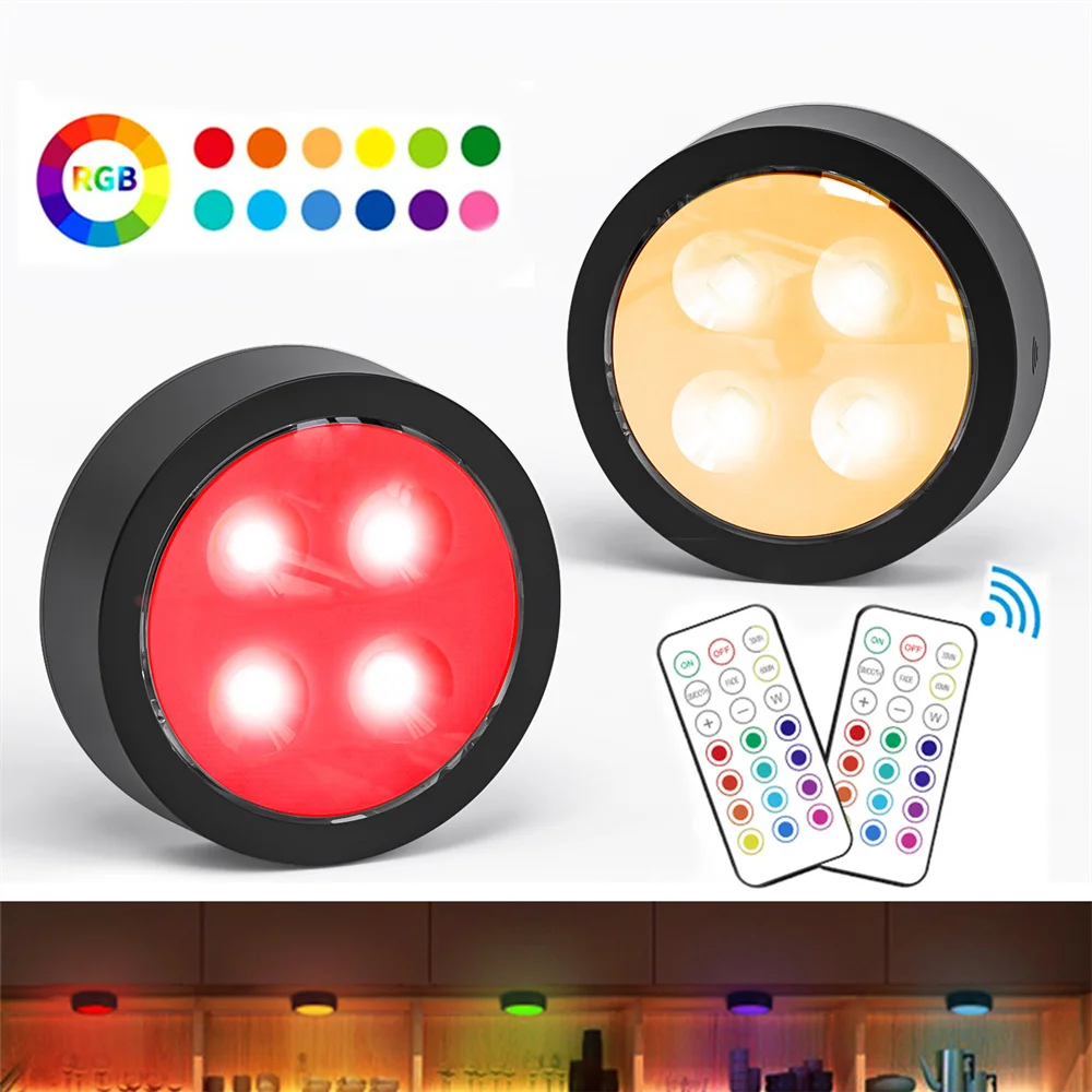 RGB 13 Colors Black Shell Led Puck Light Wireless Battery Powered Indoor Decoration Cabinet Lamp for Party,Holiday,Wedding
RGB 13 Colors Black Shell Led Puck Light Wireless Battery Powered Indoor Decoration Cabinet Lamp for Party,Holiday,Wedding
