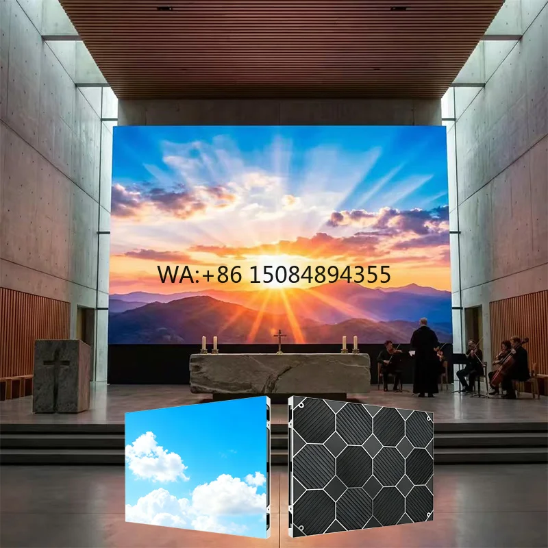 Factory Direct Indoor GOB P2.5/P2.0 Digital Signage HD LED Wall Panel House of Worship Display Church Stage Backdrop LED Screen
Factory Direct Indoor GOB P2.5/P2.0 Digital Signage HD LED Wall Panel House of Worship Display Church Stage Backdrop LED Screen