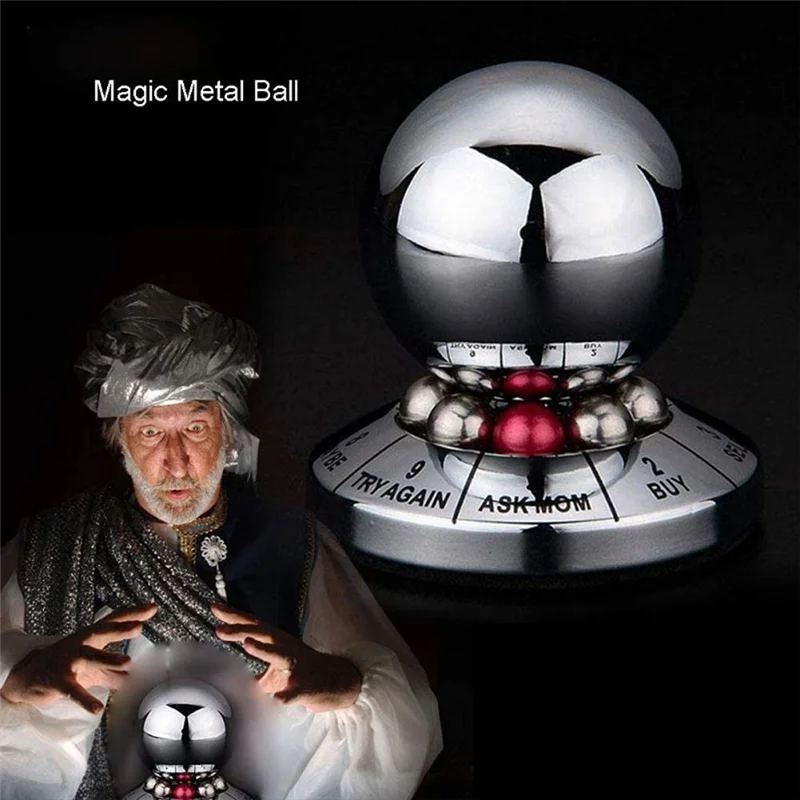 X65A_Prophecy Fate Decision Ball Decision Maker Ball Home Office Anti-Stress Decompression Toy Desktop Decoration Gift-Silver
X65A_Prophecy Fate Decision Ball Decision Maker Ball Home Office Anti-Stress Decompression Toy Desktop Decoration Gift-Silver