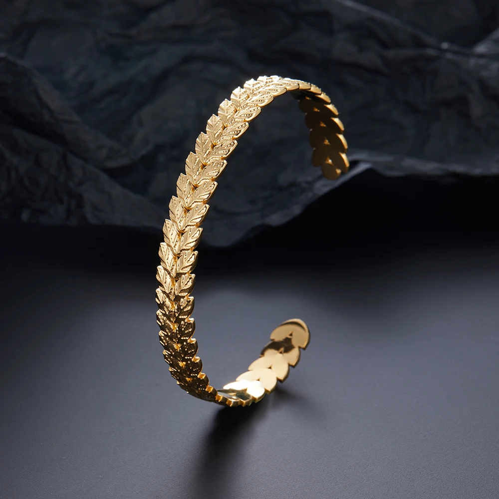 316L Fashion New Wheat Stainless Steel Popular Bracelet Women Men Charm Simple Gold Jewelry Wholesale Wife Mom Gift
316L Fashion New Wheat Stainless Steel Popular Bracelet Women Men Charm Simple Gold Jewelry Wholesale Wife Mom Gift