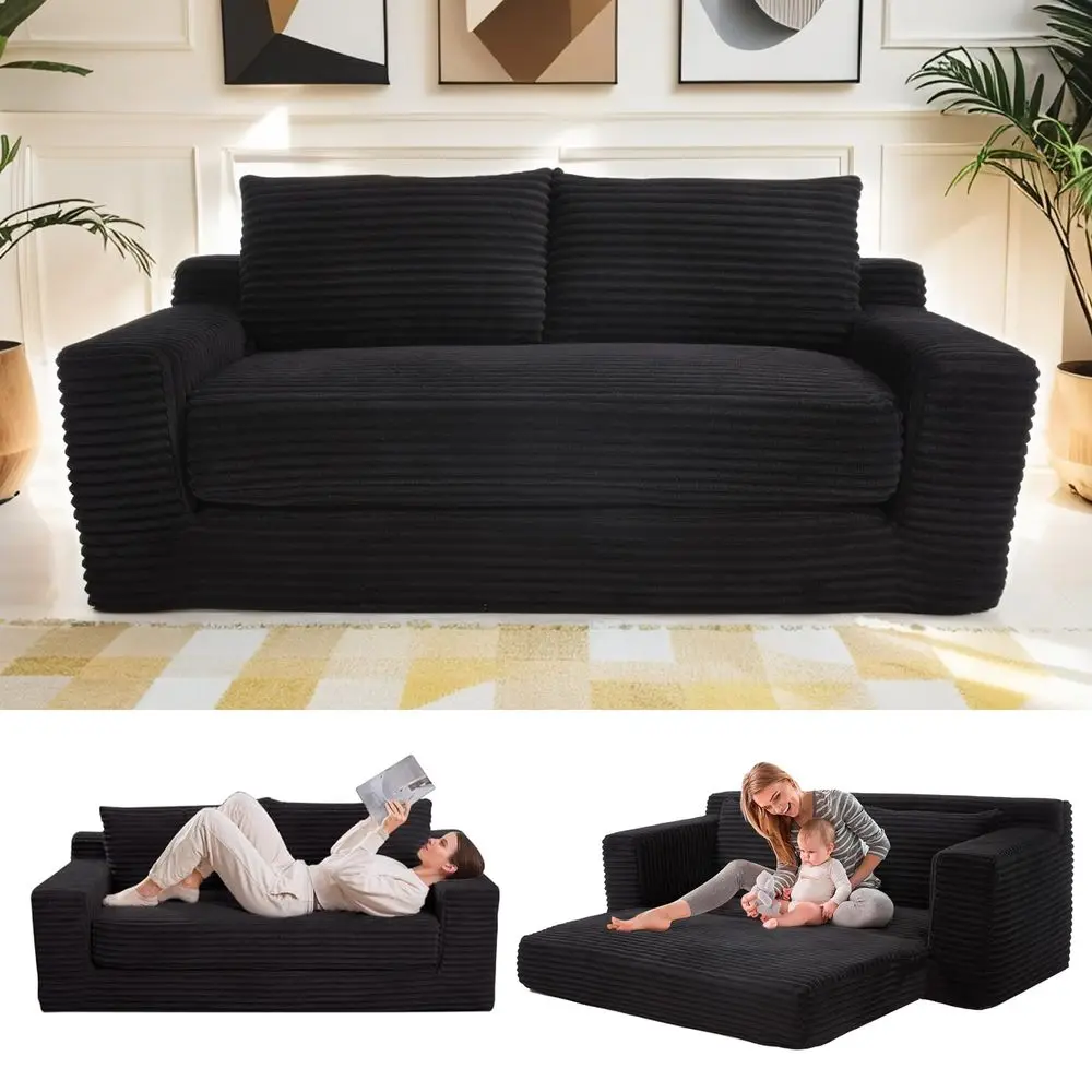 Диван-трансформер 2-в-1, 71-дюймовый вельветовый диван-кровать Cloud Loveseat, диван из пены с эффектом памяти в коробке, компактный диван для гостиной без сборки, Apa
Диван-трансформер 2-в-1, 71-дюймовый вельветовый диван-кровать Cloud Loveseat, диван из пены с эффектом памяти в коробке, компактный диван для гостиной без сборки, Apa