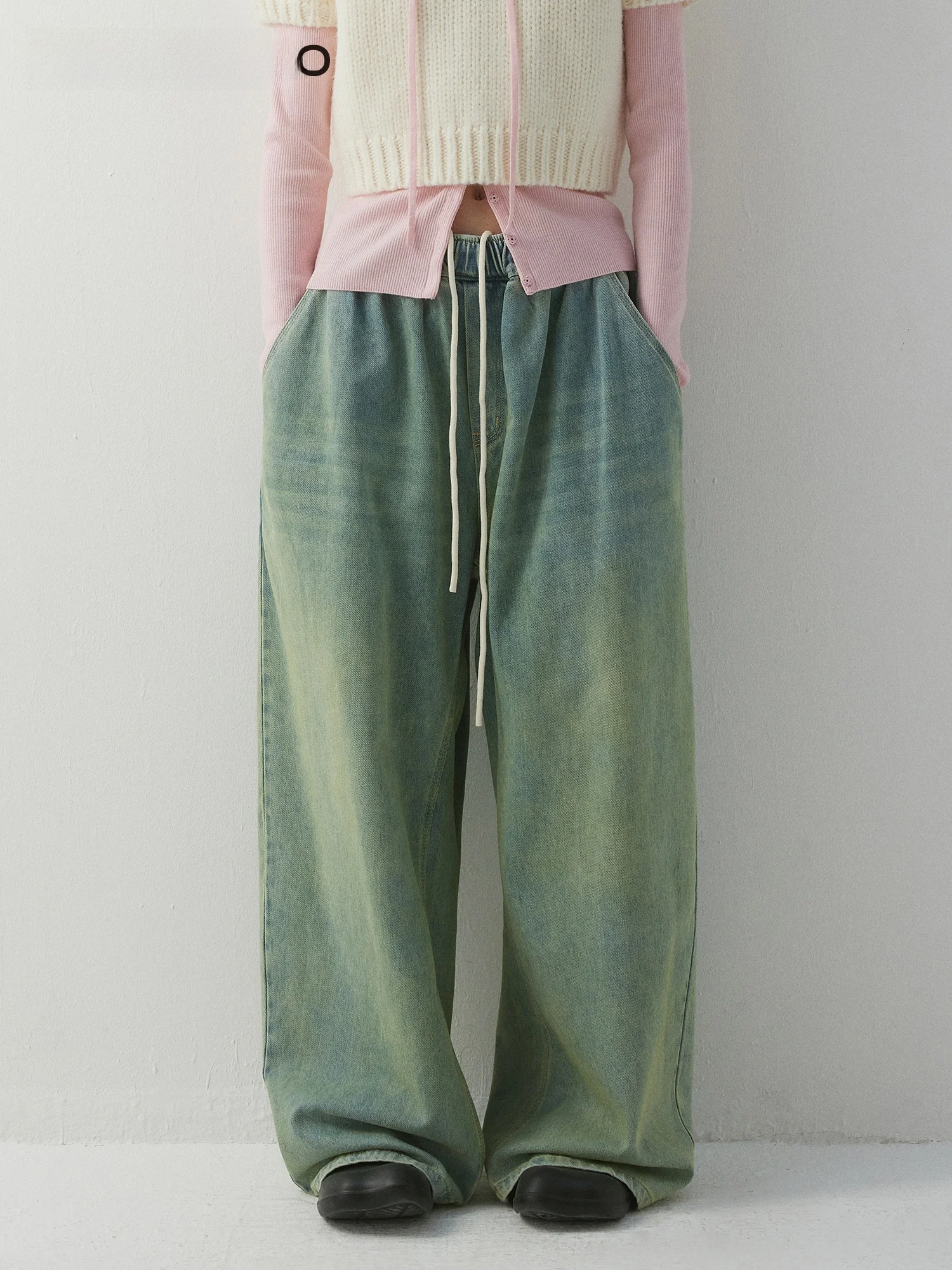 VERMO Lazy Comfortable Vintage Washed Drawstring Cuffed Casual Denim Pants High Waist Wide Leg Loose Fit All Season Jeans
VERMO Lazy Comfortable Vintage Washed Drawstring Cuffed Casual Denim Pants High Waist Wide Leg Loose Fit All Season Jeans